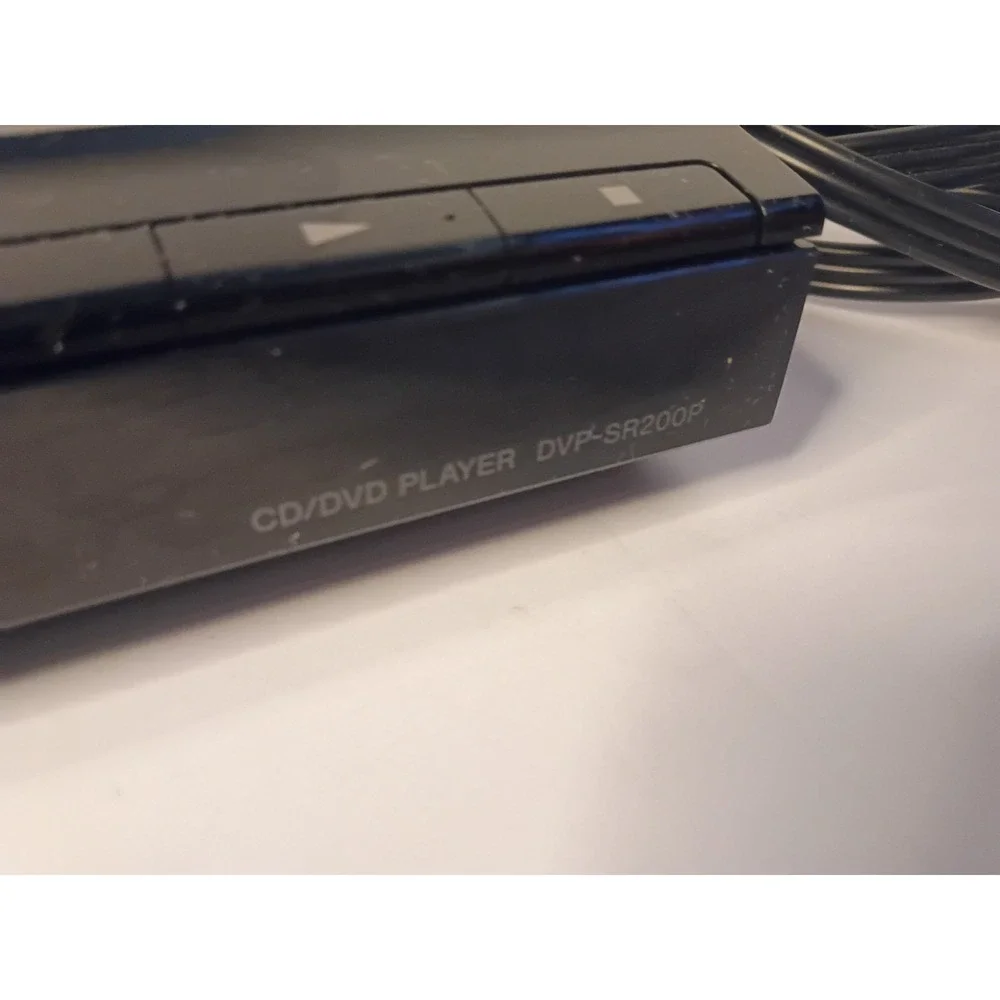 Sony DVP-SR200P Mini DVD Player Progressive Scan Black with Remote - Ships Free
